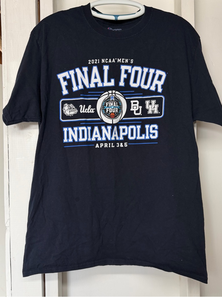 Final Four Ncaa Basketball Indianapolis 2021 Tshirt Size Large